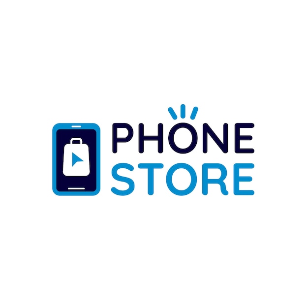 Smartphone logo isolated