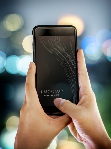 Free PSD smartphone mock up