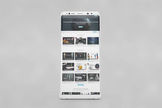 PSD gratuito smartphone mockup