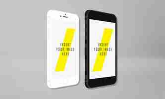 Free PSD smartphone screen mock up