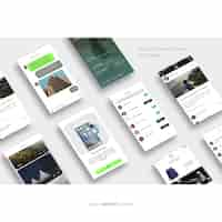 Free PSD smartphone screes mock up