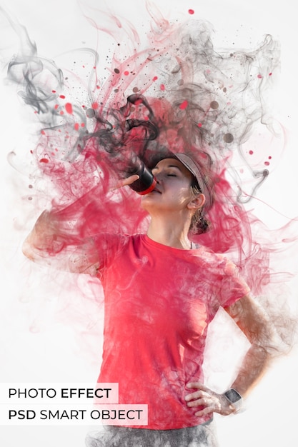 Free PSD smoke dispersion  photo effect