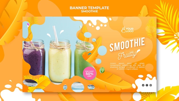 Smoothie banner concept