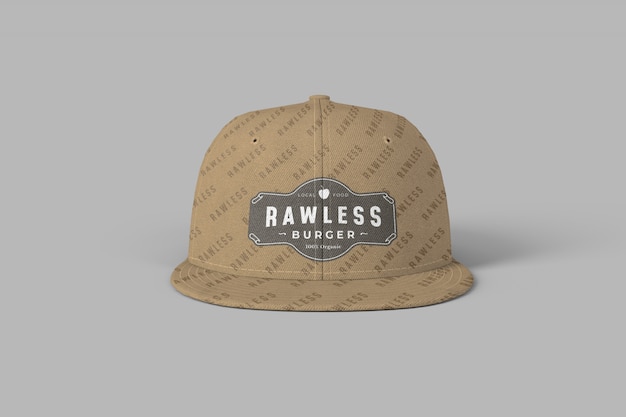 Snapback full cap mockup