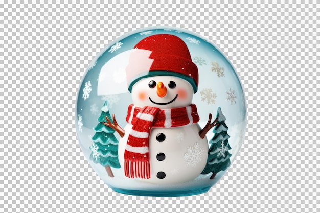 Snowball isolated without base on transparent background