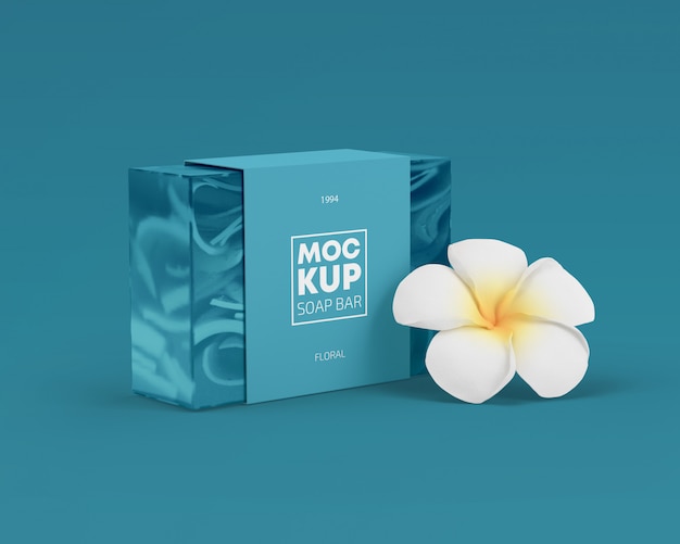 Download Free PSD | Botanical soap bar packaging mockup