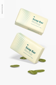 Download Free Psd Botanical Soap Bar Packaging Mockup