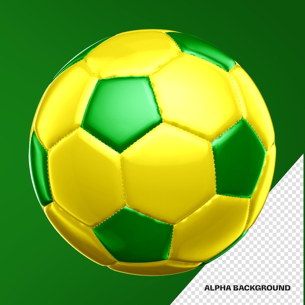 Free PSD soccer ball for composition