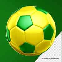 Free PSD soccer ball for composition