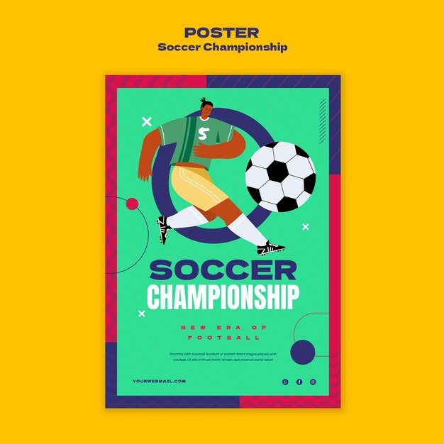 Soccer champions  template