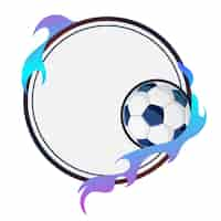 Free PSD soccer frame design