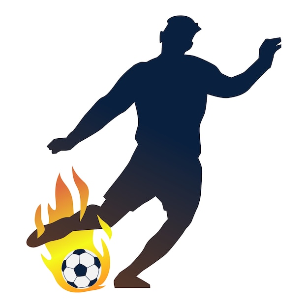 축구 선수 실루엣