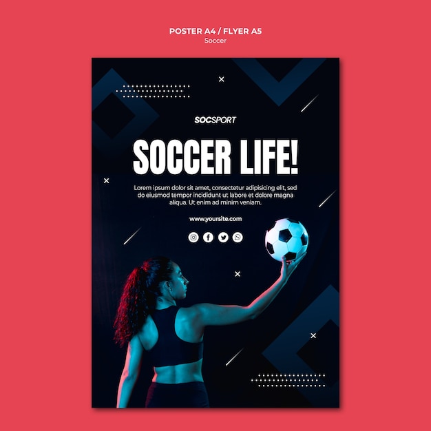 Soccer Poster Template