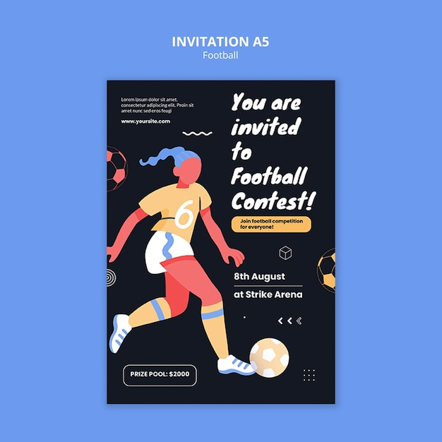 soccer template design