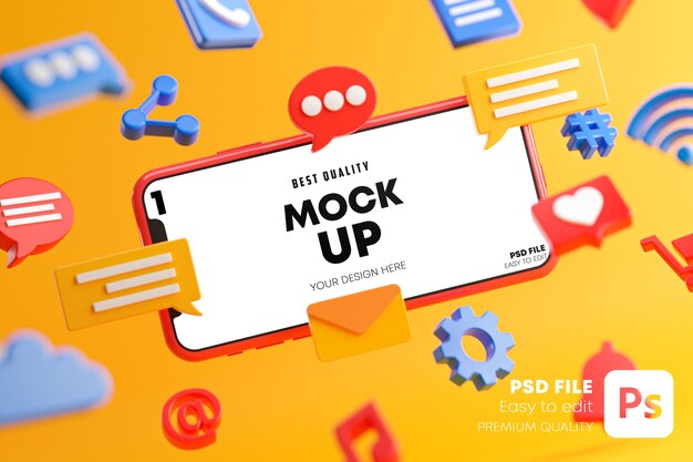 Download Free Psd Smartphone Mockup For Apps PSD Mockup Templates