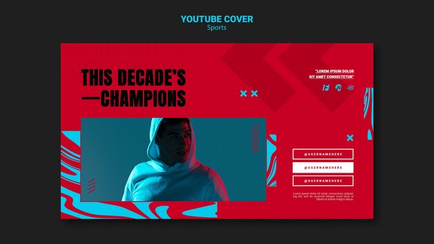 social media cover template for basketball game