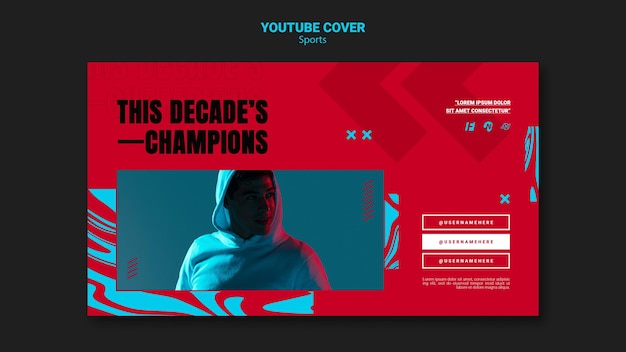 social media cover template for basketball game