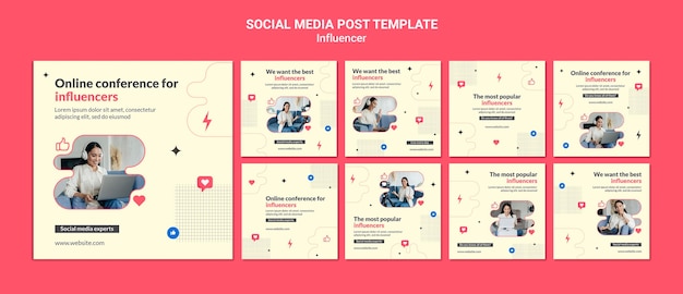 Social media expert post template