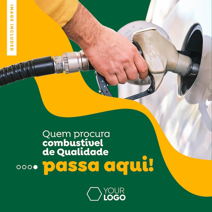 Free PSD social media feed gas station whoever is looking for quality comes here