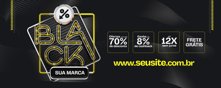 Free PSD social media post banner black friday with free shipping
