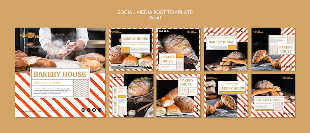 PSD gratuito social media post business pane