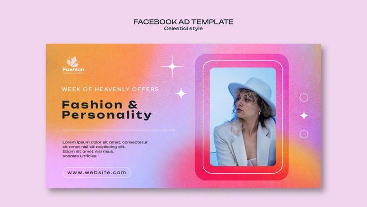 無料PSD 天体スタイルのファッション ストアのソーシャル メディア プロモーション テンプレート
