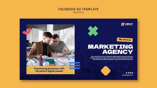 Free PSD social media promo template for professional business