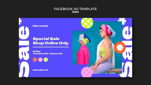 social media promo template for sales and discounts