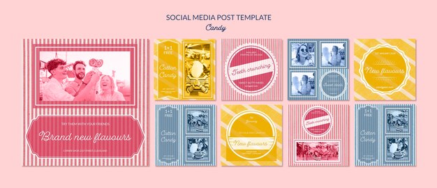 Social media publicity for candy shop