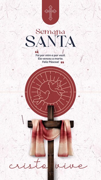 Social media stories Semana Santa Friday