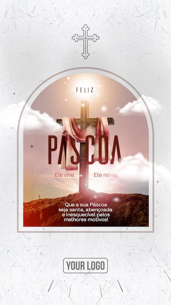 social media stories semana santa happy easter