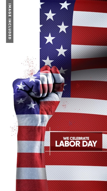 Social media stories We Celebrate labor day