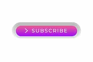 Free PSD social media subscribe button