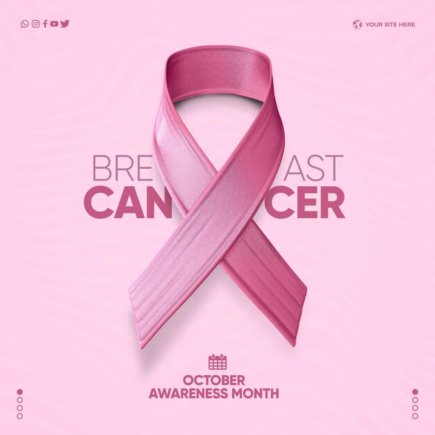 Breast Cancer Awareness Month Flyer [PSD, AI, EPS] - BrandPacks