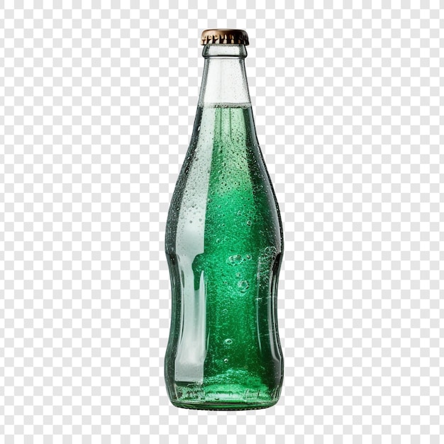 Free PSD soda bottle isolated on transparent background