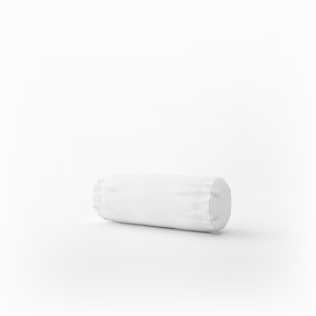 Free PSD soft cylinder pillow