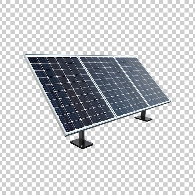 PSD gratuito pannelli solari isolati su uno sfondo trasparente