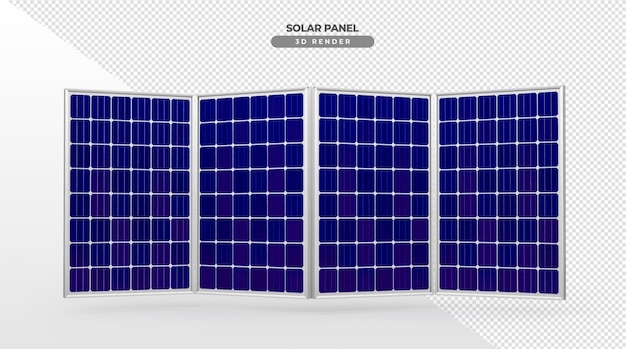 3dリアルレンダリングの太陽光発電ボード