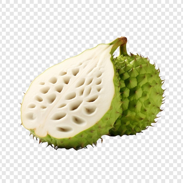 PSD gratuito frutta di soursop isolata su sfondo trasparente