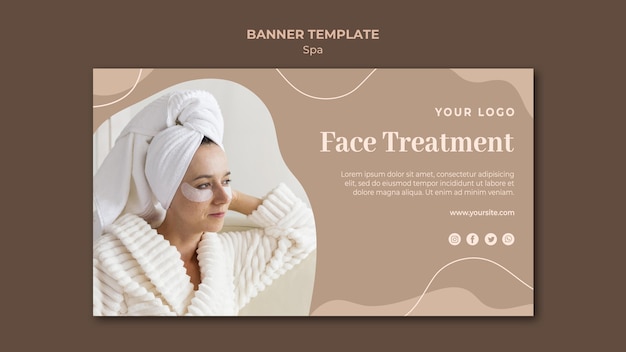 Free PSD spa concept banner template