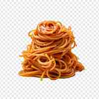 Free PSD spaghetti isolated on transparent background