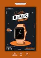 Free PSD special offer black friday flyer template