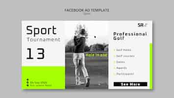 Free PSD sport and activity social media promo template