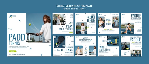 Sport Concept Instagram Posts – Free PSD Download