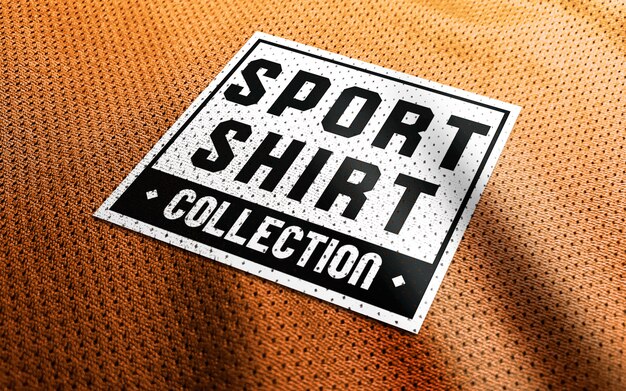 Download Sport shirt logo mockup | Premium PSD File
