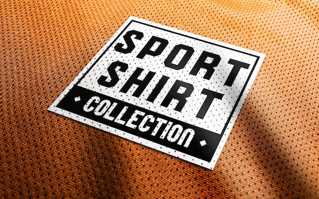 Download Sport shirt logo mockup | Premium PSD File