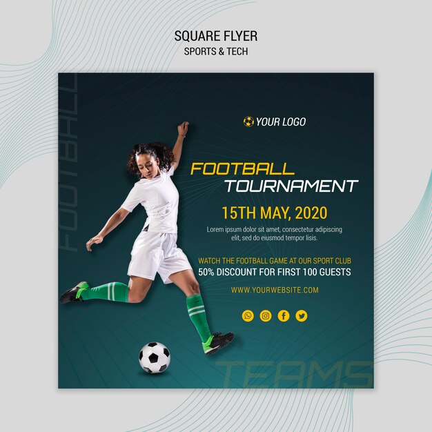 Sport & tech flyer