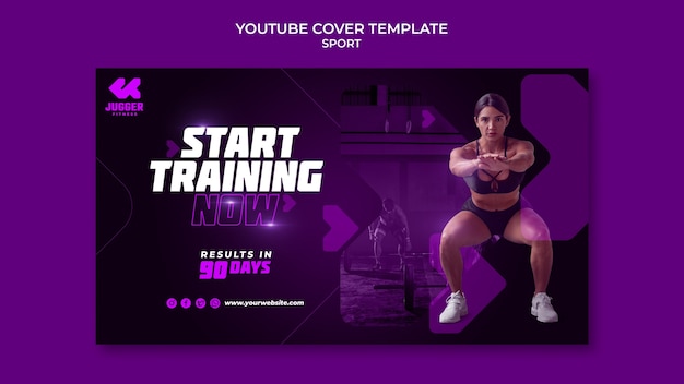 Free PSD sport template design