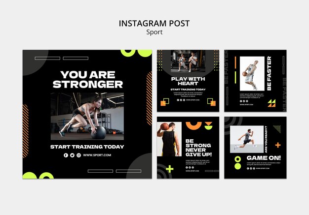 sport template design