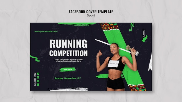 Free PSD sport template design